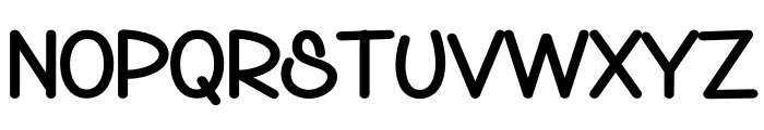 Wonderful Handwritin Font UPPERCASE
