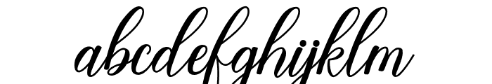 Wonderful Love Font Regular Font LOWERCASE