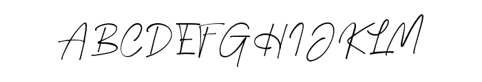 Wonderful Melanesia-Signature Font UPPERCASE