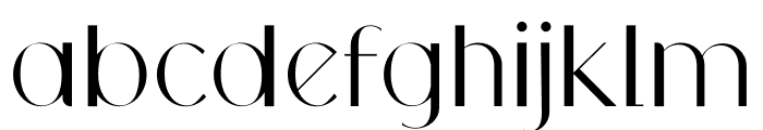 Wonderful Midnight Font LOWERCASE