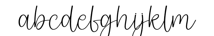 Wonderful Samantha Font LOWERCASE