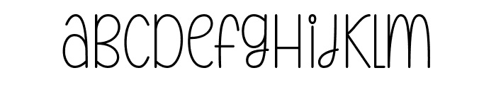 Wonderful Sometimes Font LOWERCASE