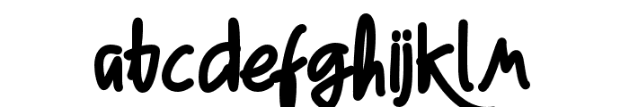 WonderfulLife-Regular Font LOWERCASE