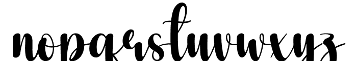 Wonderhat Font LOWERCASE