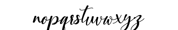 WonderlandScript Font LOWERCASE