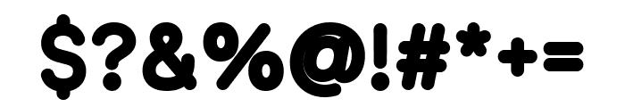 Wonderludo Rounded Black Font OTHER CHARS