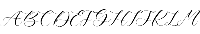 Wonderlust Font UPPERCASE