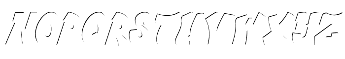 Wonders Graf - Inner Italic Italic Font UPPERCASE