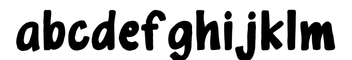 Wonky Font Regular Font LOWERCASE