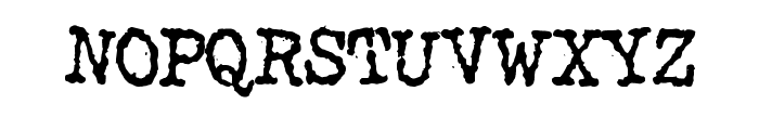 Wonky Typewriter By Squ Regular Font LOWERCASE