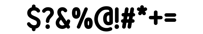 Wontelize Rounded Bold Font OTHER CHARS