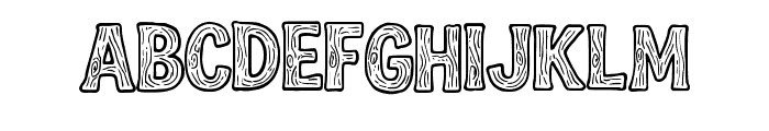 Wood Log By Squeeb Crea Regular Font UPPERCASE