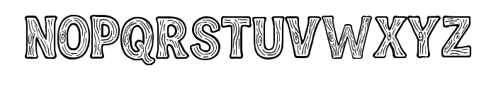 Wood Log By Squeeb Crea Regular Font LOWERCASE
