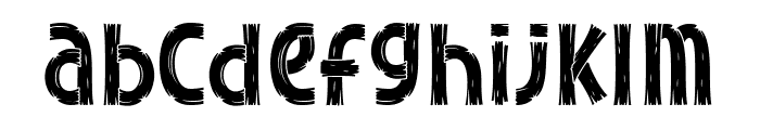 Wooden Brench Font LOWERCASE