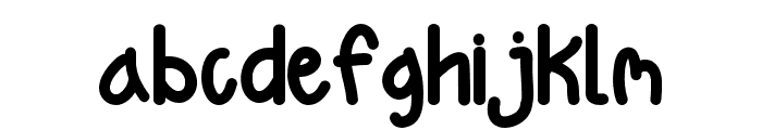 WoodenTable-Regular Font LOWERCASE