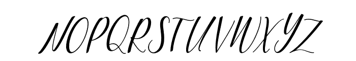 Woodleyitalic Font UPPERCASE