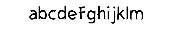 Woodlist Regular Font LOWERCASE