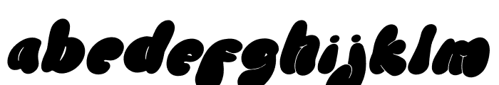 Woof Dawg Italic Font LOWERCASE