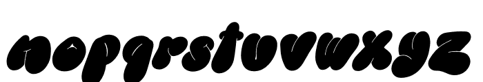 Woof Dawg Italic Font LOWERCASE