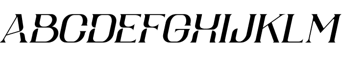 Worage Italic Font UPPERCASE
