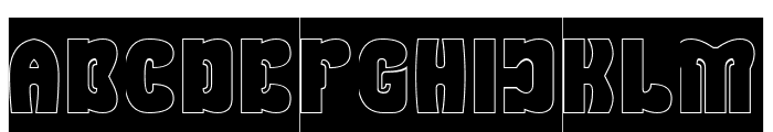 Word Discovery-Hollow-Inverse Font UPPERCASE