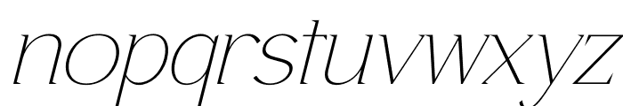 Wordefta Italic Font LOWERCASE