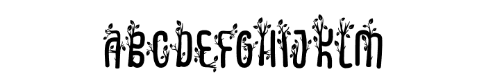 World Madly Tree Font UPPERCASE
