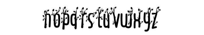 World Madly Tree Font LOWERCASE