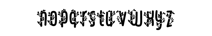 World Madly Vines Font LOWERCASE