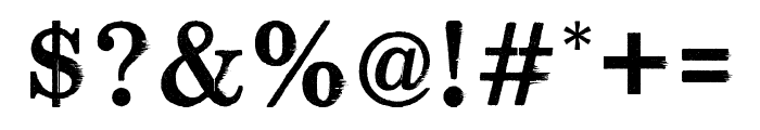 Wormhole Typewriter Font OTHER CHARS