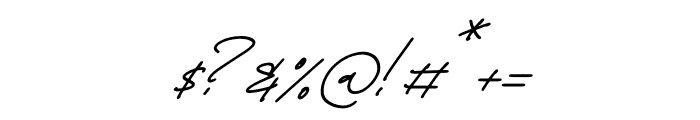 Worthington Italic Font OTHER CHARS
