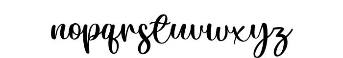 Worthylove Font LOWERCASE