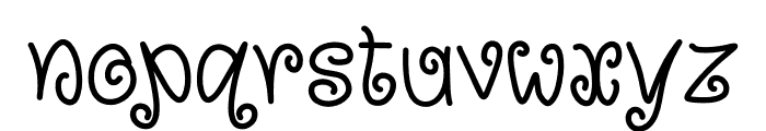 Wostark Font LOWERCASE