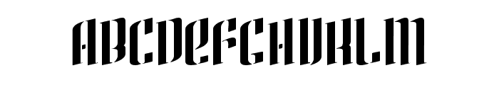 Wostel Regular Font UPPERCASE