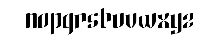 Wostel Regular Font LOWERCASE