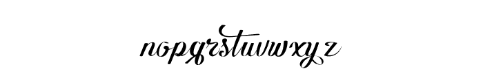 Woster Adios Font LOWERCASE