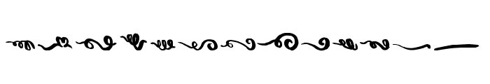 Wowangle Ornament Font LOWERCASE