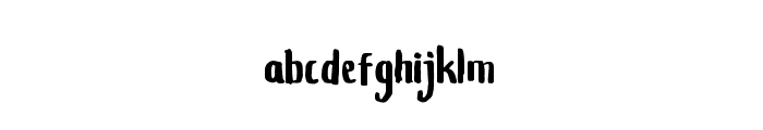 Wowangle Sans Font LOWERCASE
