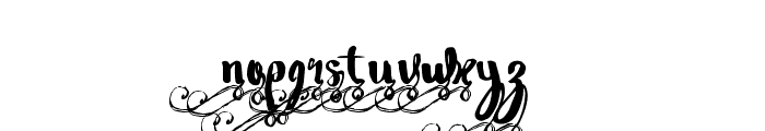 Wowangle Swash Lowercase Font LOWERCASE