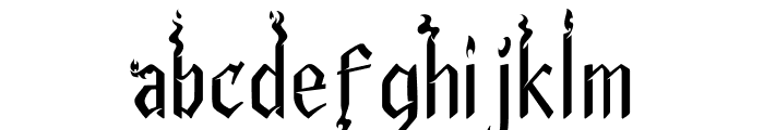 Wrath Styles Font LOWERCASE