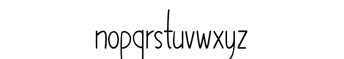 Wreckled Font LOWERCASE