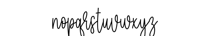 Write Signature Font LOWERCASE