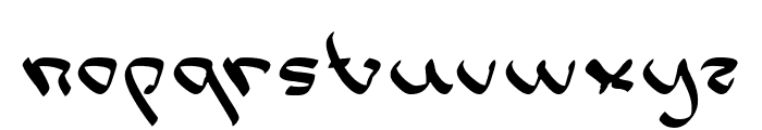 Write a Letter-Light Font LOWERCASE