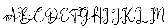 Writer Signature Font UPPERCASE