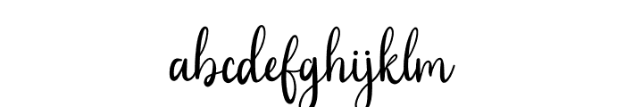 Writer Signature Font LOWERCASE