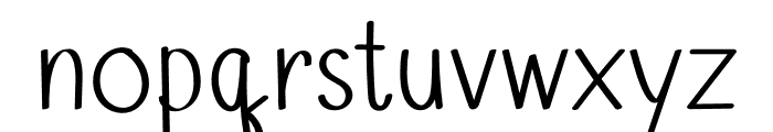 Writerly Font LOWERCASE