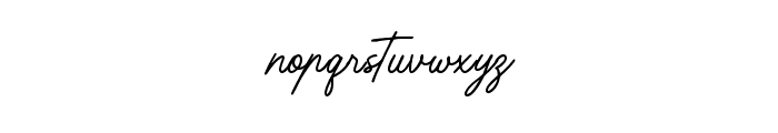 Writesign Font LOWERCASE