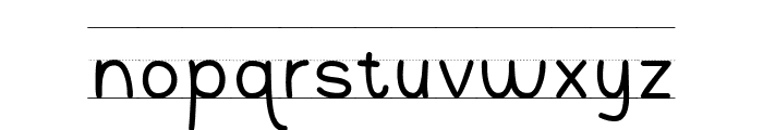 Writing Practice with Guidelines Regular with Guidelines Font LOWERCASE