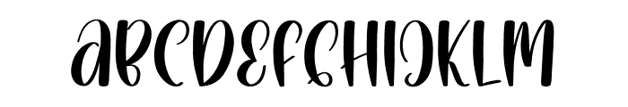 Writing Vintage Font UPPERCASE