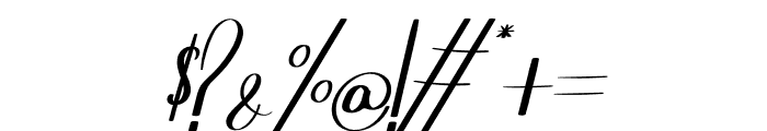 Writta Italic Font OTHER CHARS